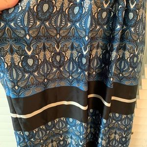 Beautiful flowy knee length silk dress